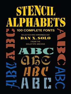 cover image of Stencil Alphabets
